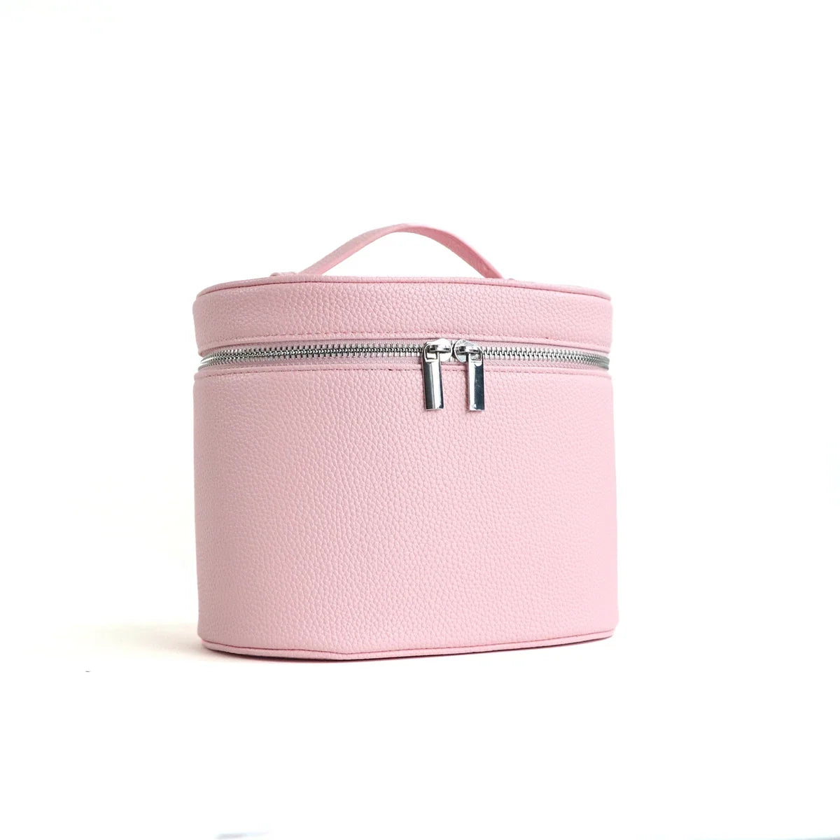 Large-capacity PU leather cosmetic box with internal storage box, customizable names and letters, travel portable cosmetic bag